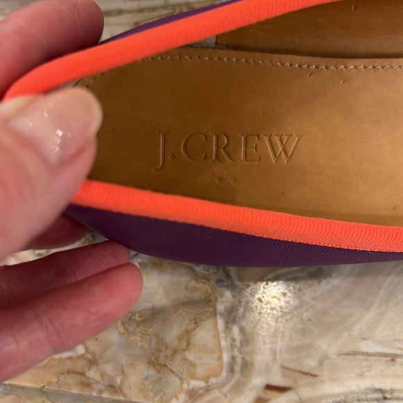 J.Crew Ballet Flats, Purple & Orange, Size 6.5 - Picture 5 of 5